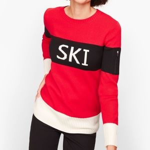 Talbots Color-block Ski Sweater